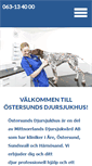 Mobile Screenshot of ostersundsdjursjukhus.se