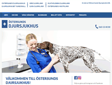 Tablet Screenshot of ostersundsdjursjukhus.se